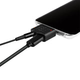Logilink Adaptador Audio M. Eq, 2xusb-C -> 3,5mm/F,96khz W/Pd