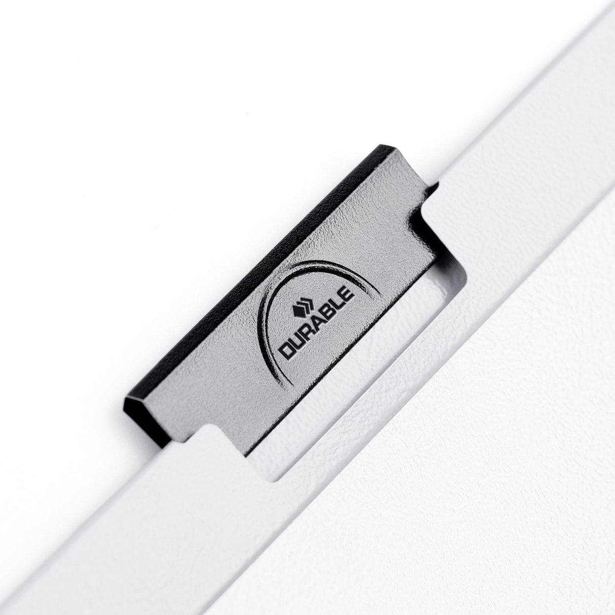 Durable Duraclip 30 Carpeta De Plastico Con Clip De Acero - Tamaño A4 - Capacidad Hasta 30 Hojas - Parte Posterior