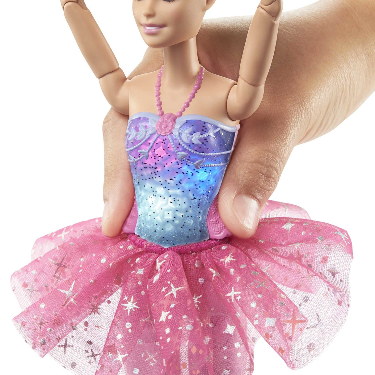 Mattel Barbie Dreamtopia Muñeca Bailarina Luz Mágica Hlc25