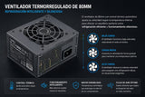 Coolbox Fuente De Alimentacion Sfx Black550 Gr-S 550w Negra