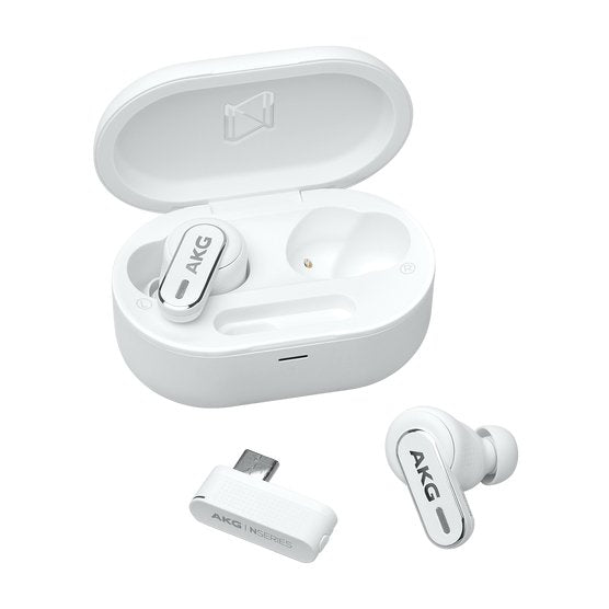 Auriculares Akg N5 Hybrid White Inalámbricos Con Cancelación De Ruido