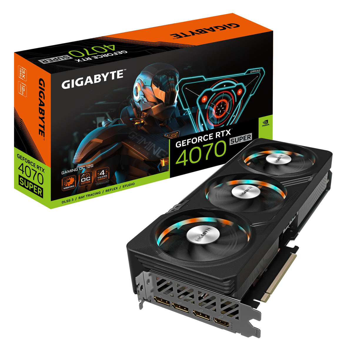 EAN 4719331354152 - GIGABYTE GAMING GeForce RTX 4070 SUPER OC 12G NVIDIA 12 GB GDDR6X imagen 2