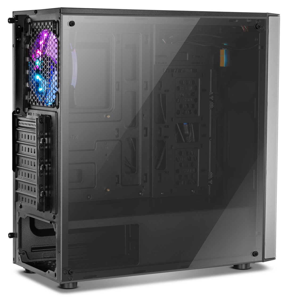 Caja Pc Nox Atx Hummer Infinity Omega 1xusb3.0 2xusb2.0 Negro Rgb