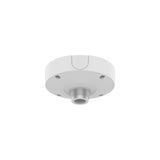 Ceiling Mount, Aluminum,  White, Dimensions