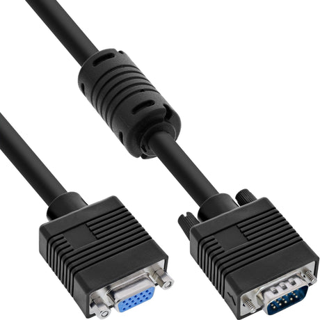 EAN 4043718078523 - InLine 17705B cable VGA 0,5 m VGA (D-Sub) Negro imagen 1