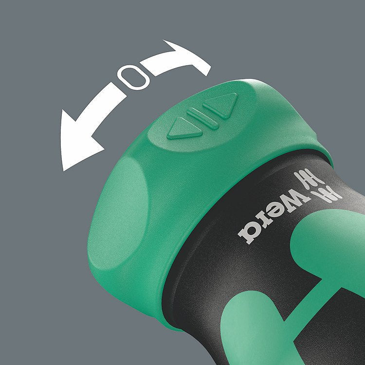 Wera Force Shape Compact Stubby Magazine Ra 2, Bit Set Black/Green, 6 Partes, 1/4 ", Con Función De Trinquete 05008892001