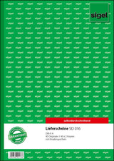 Sigel Lieferliste - 40 Hoja - A4 (210 X 297
