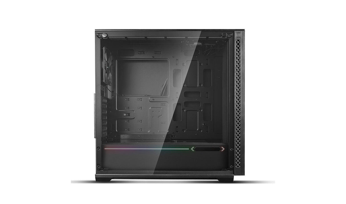 Caja Pc Deepcool E-Atx Matrexx 70-Add Rgb Black Tempered Glass Bahias 2x3'5,4x2'5/2xusb3.0/1xusb2.0/1xaudio(Hd)/1xmic/Cristal Templado