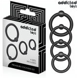 Addicted Toys - Set Anillos Silicona De Presión