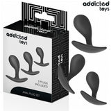 Addicted Toys - Set De 3 Plug Anal Silicona Modelo 3