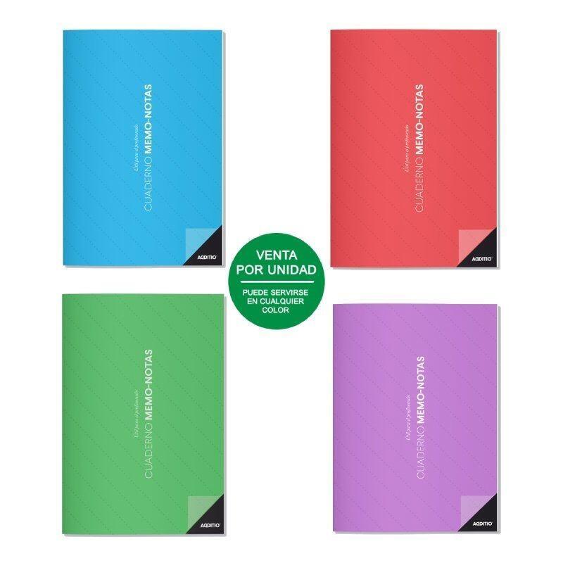 Additio Cuaderno Memo-Notas A4 Para El Profesorado Pvc 128 Páginas C/Surtidos