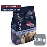 Addvena Power Of Nature Junior/Mediano/Grande Cordero Para Cachorros 2,5 Kg