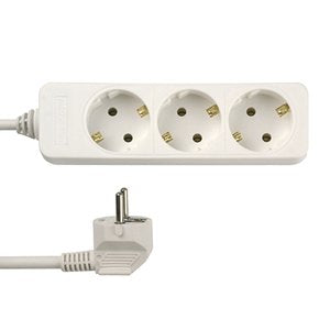 EAN 4008297122487 - REV 0512248555 base múltiple 5 m 3 salidas AC Interior Blanco imagen 1