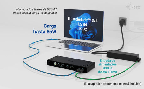 EAN 8595611707100 - i-tec CADUA4KDOCKPDB base para portátil y replicador de puertos Alámbrico USB 3.2 Gen 1 (3.1 Gen 1) Type- imagen 6