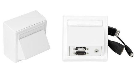 EAN 5712505342435 - Vivolink WI221260 toma de corriente HDMI + USB A + 3,5mm Blanco imagen 1