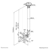 Newstar Soporte De Techo Para Tv/Monitor 10"-30" Fpma-C100