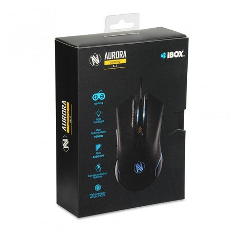 EAN 5901443055884 - iBox AURORA A-3 ratón Juego mano derecha USB tipo A Óptico 6200 DPI imagen 15