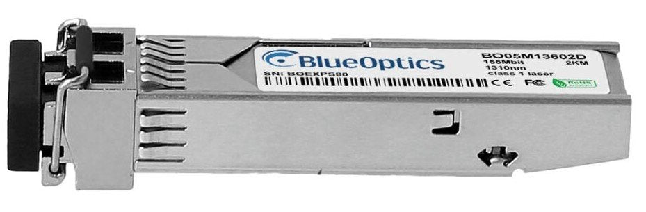 Blueoptics Hpe X110 Jd102b Blueoptics Bo05m13602d Sfp Transceiver, 100base-Fx, Multimode Fiber, 1310nm, 2km, Sgmii, Gigabit Port Compatible