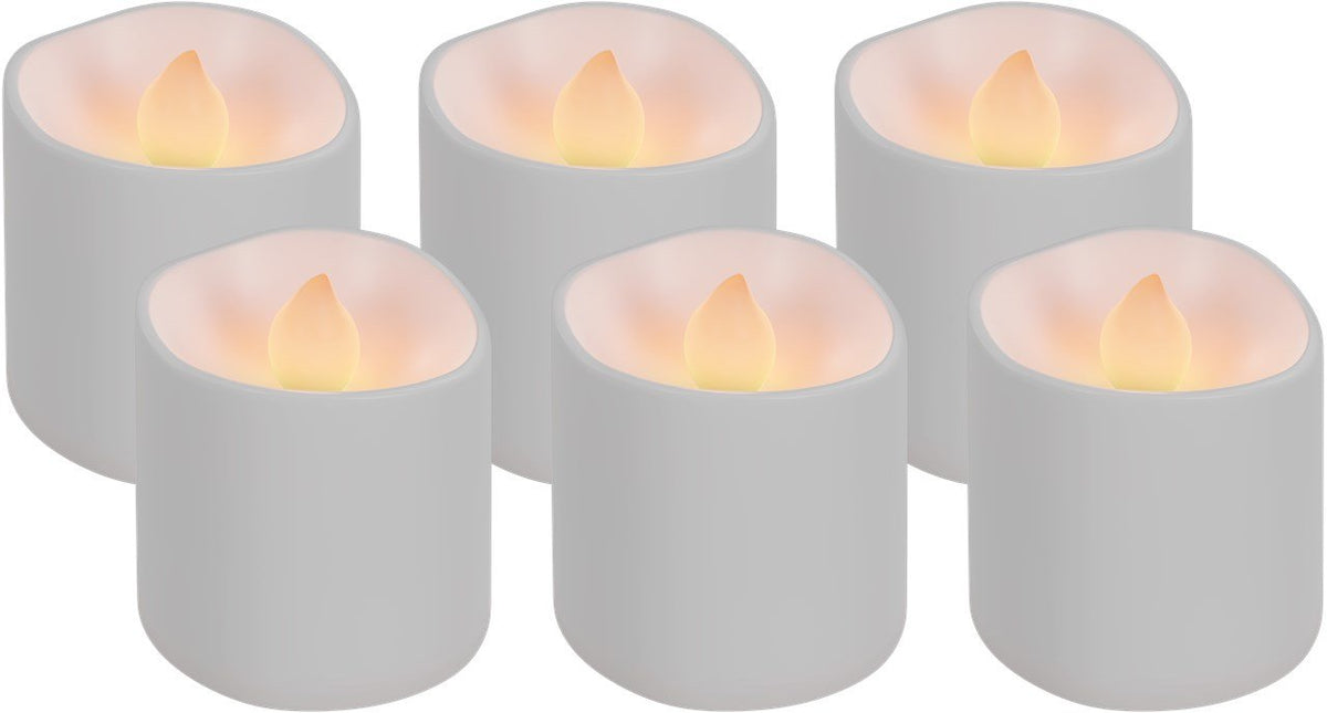 Goobay Led-Teelichter Blanco