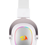 Redragon Zeus X Auricular Gaming Rgb Virtual 7.1 Usb Micrófono Blanco
