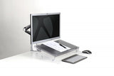 EAN 8717399992060 - BakkerElkhuizen FlexDesk 640 archivador Plástico, Caucho, Acero Gris claro, Transparente imagen 5