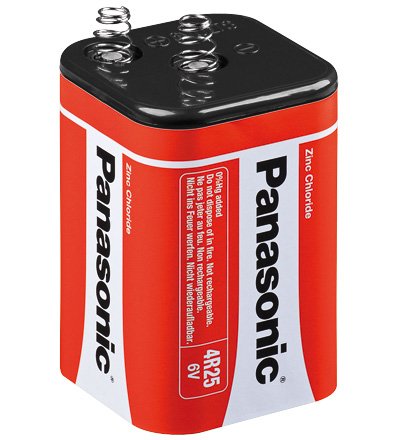 Panasonic Pila Zinc Carbono 4r25 6v Retractil*1