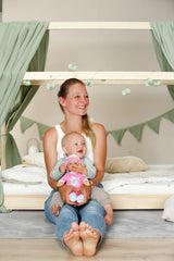 Zapf Creation Baby Born® Sleepy Para Bebés Rosa 30cm, Muñeca Rosa, Con Sonajero En El Interior 837726