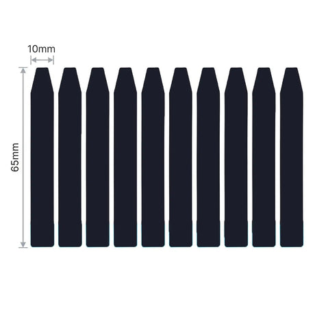 Adhesivo Pull-Up Negro Para Portátil Y Móvil 65X10Mm 10Und