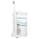Adler Ad 2180w Cepillo Sónico Con Flossing De Agua 2 En 1, Blanco