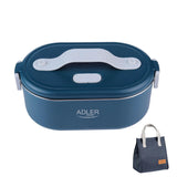 Adler Ad 4522 Lonchera Eléctrica Con Bolsa Térmica, Azul