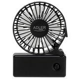 Adler Ad 7336 Mini Ventilador Plegable, Negro