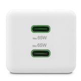 Hama Mini 65w Gan Pd/Qc 2x Usb-C Biala