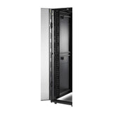Apc Placa De Guiado De Cables Para Armario Eléctrico - Negro - 45u - Conforme Taa (Paquete Con 2)