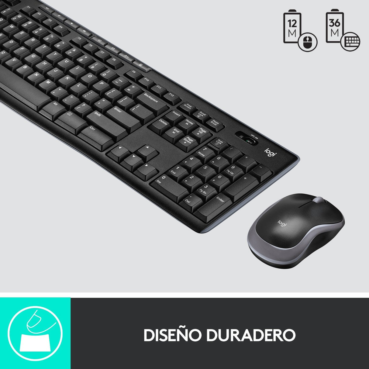 EAN 5099206039193 - Logitech 920-004513 teclado Ratón incluido Hogar USB QWERTY Español Negro imagen 11