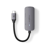 Nedis Ccgb64230gy01 Hub De Interfaz Usb 3.2 Gen 1 [3.1 Gen 1] Type-C 5000 Mbit/S Gris