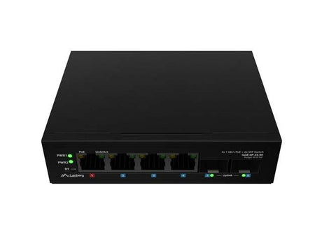 EAN 5901969447361 - Lanberg ILGE-4P-2S-90 switch No administrado Fast Ethernet (10/100) Energía sobre Ethernet (PoE) 1U Negro imagen 5