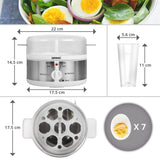 Hervidor Para Huevos Duronic Para 7 Huevos Termostato Y Minutero
