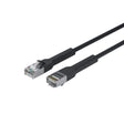 EAN 4017538138309 - Lanview LV-6AFTP-FLEX-ANG-03B cable de red Negro 3 m Cat6a U/FTP (STP) imagen 1