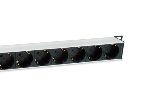 EAN 4015867238813 - Equip 333308 unidad de distribución de energía (PDU) 8 salidas AC 1U Negro, Plata imagen 3