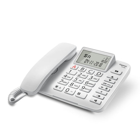 EAN 4250366856629 - Gigaset DL380 Teléfono analógico Identificador de llamadas Blanco imagen 6