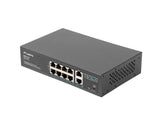 EAN 5901969428803 - Lanberg RSFE-8P-2GE-120 switch No administrado Gigabit Ethernet (10/100/1000) Energía sobre Ethernet (PoE imagen 4