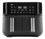 Freidora  Braun Houshold  Twincook 3, Td 3030i (Negro (Matt), 2.850 Watt, 2 Körbe Je 4 Liter) 0x12500010