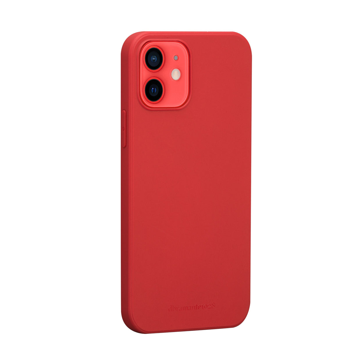 Dbramante1928 Greenland Carcasa Trasera Para Teléfono Móvil A Presión 100 % De Plástico Reciclado Rojo Manzana De Caramelo Para Apple Iphone 12 Mini