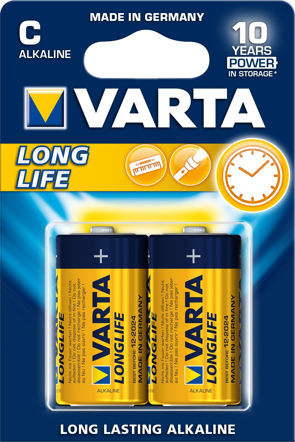 Varta High Energy Pack 2 Pilas C Lr14