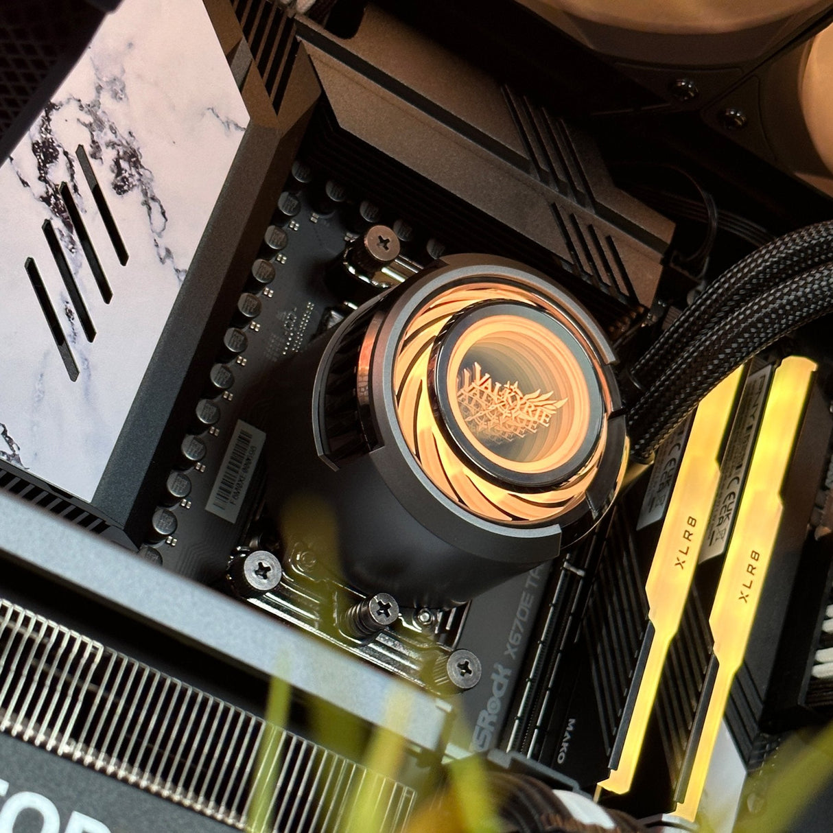 Refrigeracion Liquido Cpu Valkyrie Jarn  360 Argb Negro