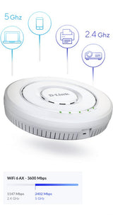 Wifi D-Link Access Point Poe Dwl-6610ap Ax3600