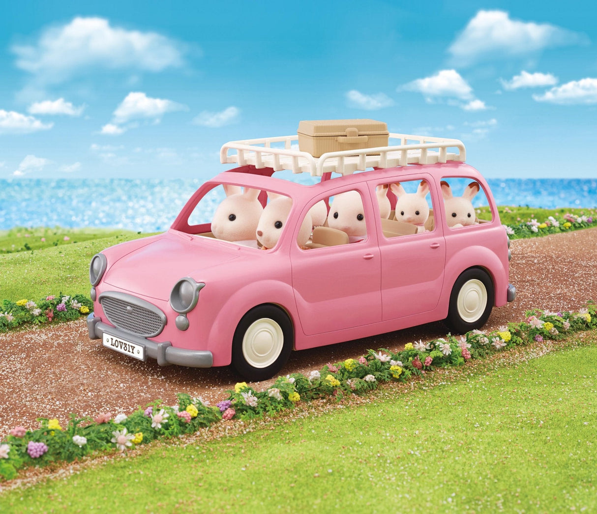 Epoch Sylvanian Families - Familienauto Con Picknickzubehör 5535