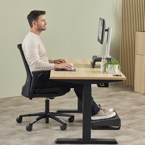 Fellowes 100142570 Descansa Muñecas Silicona Negro