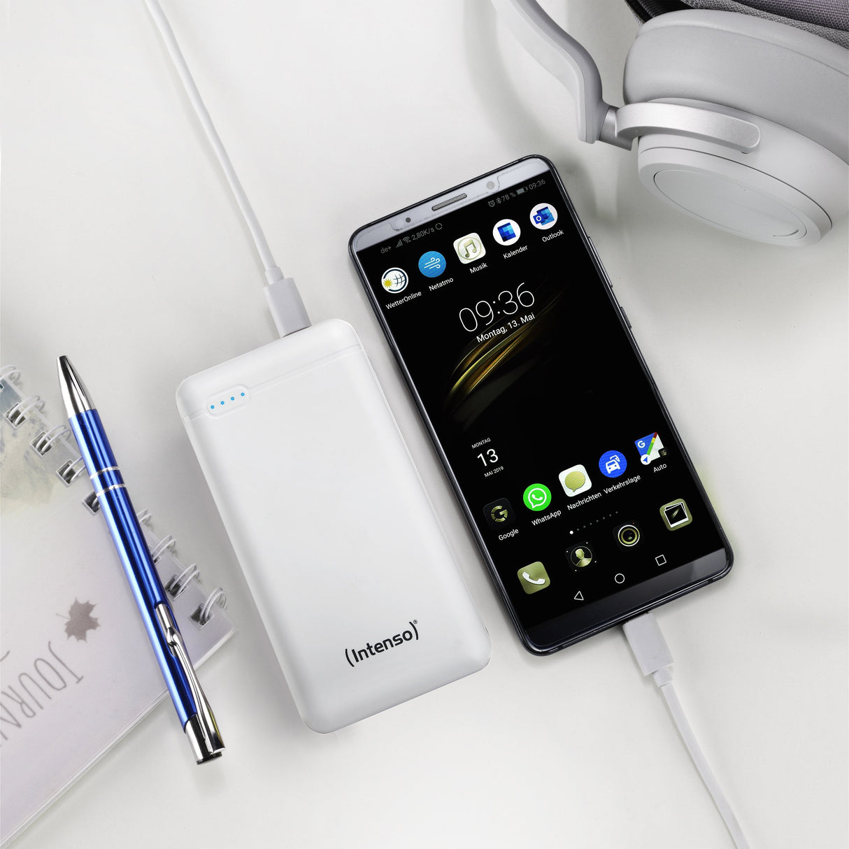 Intenso Powerbank Xs20000 Weiss 20000 Mah Inkl. Usb-A To Type-C