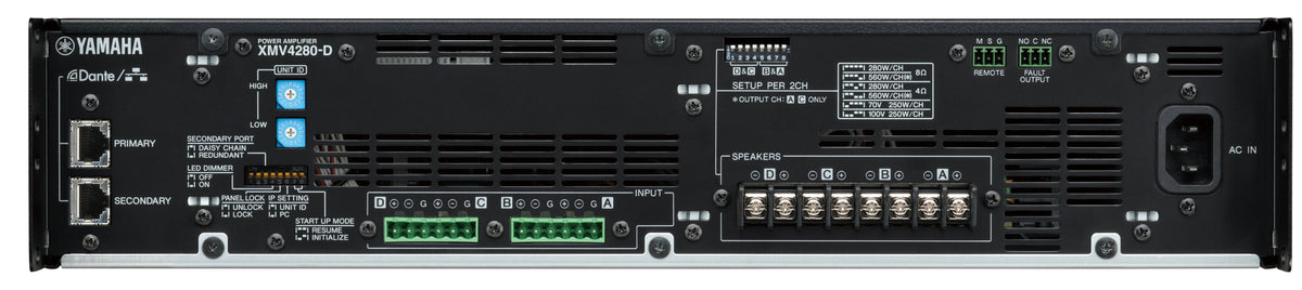 Xmv4280-D E Xmv Series Power Cons Xmv Series Power Amplifiers